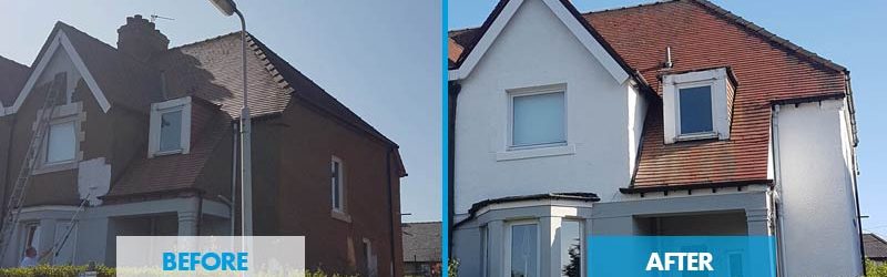 exterior painting job